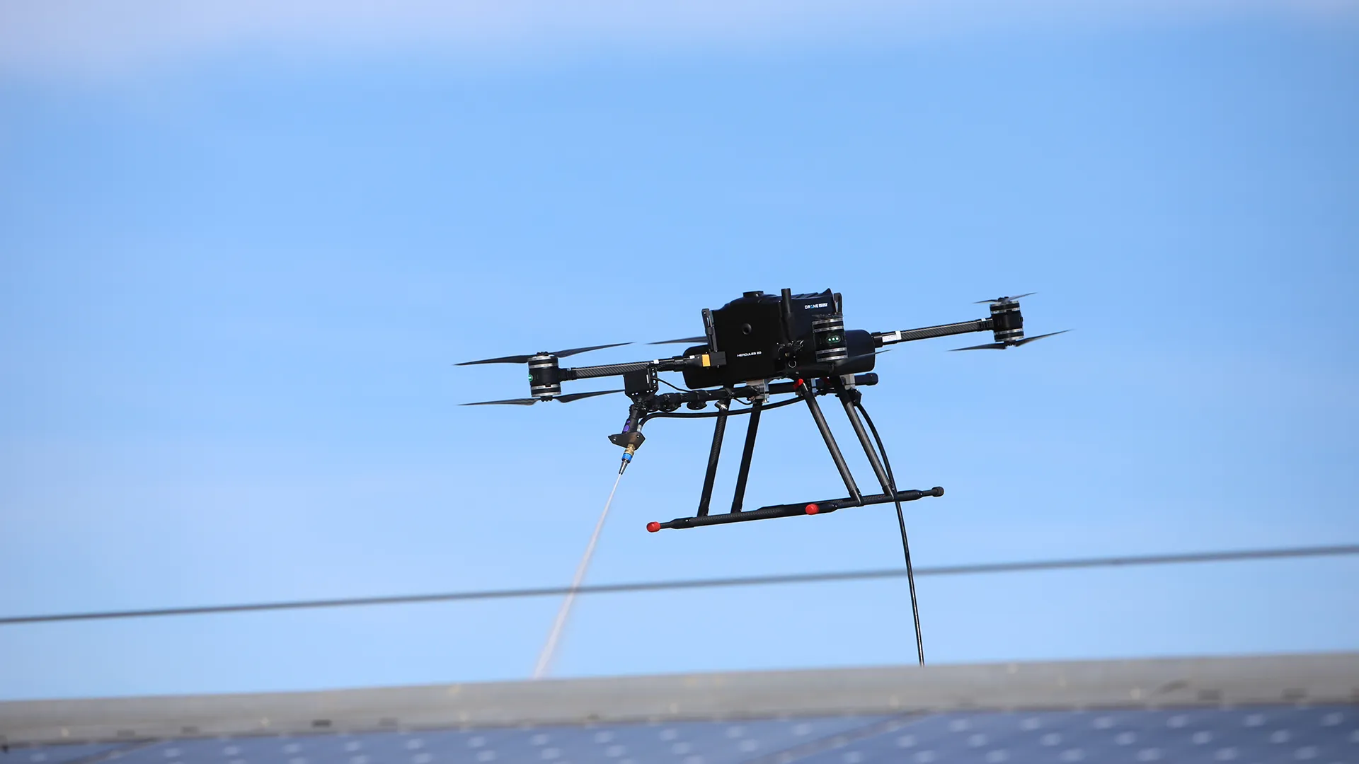 Centrale solaire avant nettoyage